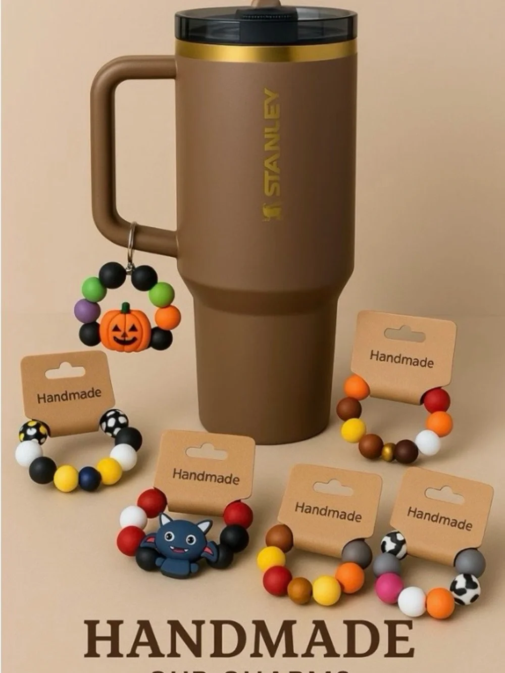 New Halloween Evil Queen Beaded Tumbler cup,  backpack,bag charm Bracelet